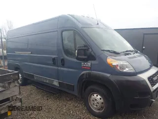 2019 Ram ProMaster Cargo with VIN 3C6URVJG9KE564456, listed as a IAAI auction lot 41147932 with 83,006 mi miles. Bid and sale history available at carsss.com. Image 1.