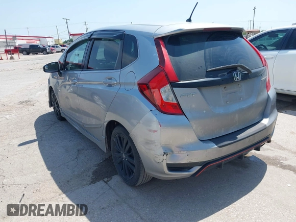 2018 Honda Fit Sport with VIN 3HGGK5G66JM709483, listed as a IAAI auction lot 42030546 with 84,127 mi miles and . Bid and sale history available at DreamBid. Image 3.