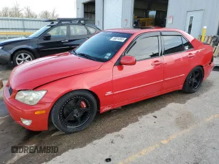 2002 Lexus IS 300 with VIN JTHBD192720037281, listed as a Copart auction lot 50014565 with 188,094 mi miles and Salvage Title. Bid and sale history available at carsss.com. Image 1.