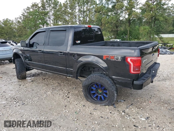 2015 Ford F-150 XLT with VIN 1FTEW1EG1FKD07433, listed as a Copart auction lot 54478765 with 156,608 mi miles and Salvage title. Bid and sale history available at DreamBid. Image 2.