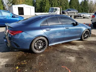 2021 Mercedes-Benz CLA 45 AMG with VIN W1K5J5DB5MN186242, listed as a Copart auction lot 79274274 with 26,166 mi miles and Salvage Title. Bid and sale history available at DreamBid. Image 3.