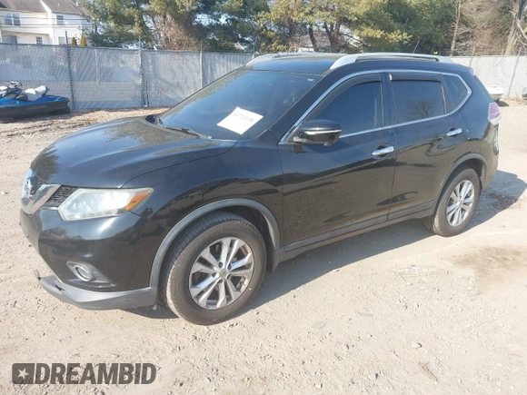 2014 Nissan Rogue S with VIN 5N1AT2MK1EC785035, listed as a IAAI auction lot 41721338 with 167,254 mi miles. Bid and sale history available at carsss.com. Image 18.