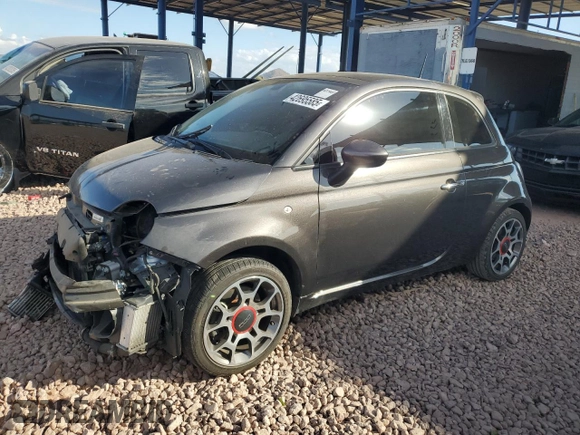 2018 FIAT 500 Pop with VIN 3C3CFFKH0JT465159, listed as a Copart auction lot 42695585 with 31,754 mi miles and Salvage Title. Bid and sale history available at carsss.com. Image 1.