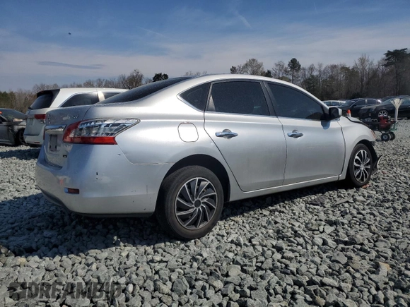 2013 Nissan Sentra SV with VIN 3N1AB7APXDL715091, listed as a Copart auction lot 50904735 with 158,910 mi miles and Salvage Title. Bid and sale history available at carsss.com. Image 3.