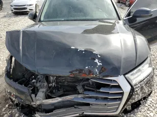 2018 Audi Q5 Premium Plus with VIN WA1BNAFY5J2168083, listed as a Copart auction lot 50024735 with 0 mi miles and Clean Title. Bid and sale history available at carsss.com. Image 12.