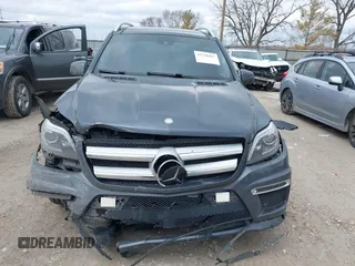 2015 Mercedes-Benz GL-Class GL 550 with VIN 4JGDF7DE0FA444489, listed as a IAAI auction lot 41716467 with 117,452 mi miles. Bid and sale history available at carsss.com. Image 12.