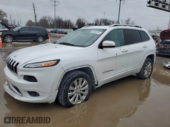 2018 Jeep Cherokee Overland with VIN 1C4PJMJX1JD602740, listed as a Copart auction lot 81806194 with 137,201 mi miles and Salvage Title. Bid and sale history available at carsss.com. Image 1.