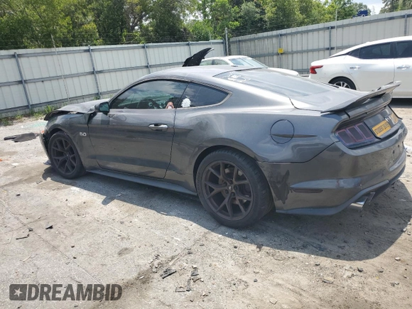 2019 Ford Mustang GT z VIN 1FA6P8CF4K5184455, wystawiony jako Copart lot #57829395 z przebiegiem 73 983 mil mil oraz Szkody całkowita. Historia ofert i sprzedaży dostępna na DreamBid. Obrazek 2.