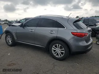 2017 Infiniti QX70 with VIN JN8CS1MW7HM415868, listed as a Copart auction lot 62451924 with 94,763 mi miles and Salvage Title. Bid and sale history available at carsss.com. Image 2.
