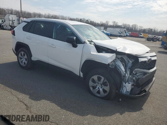 2023 Toyota RAV4 LE with VIN 2T3H1RFV2PC241265, listed as a Copart auction lot 50873575 with 0 mi miles and Salvage Title. Bid and sale history available at carsss.com. Image 4.