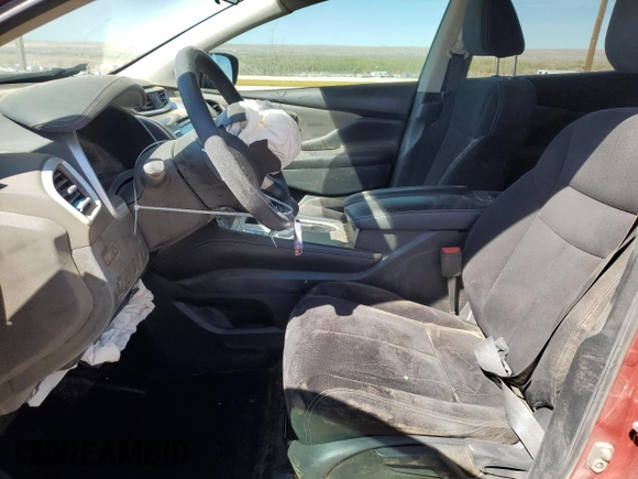 2018 Nissan Murano S z VIN 5N1AZ2MG6JN168738, wystawiony jako Copart lot #50242455 z przebiegiem 70 363 mil mil oraz Szkoda całkowita • Salvage title. Historia ofert i sprzedaży dostępna na DreamBid. Obrazek 7.