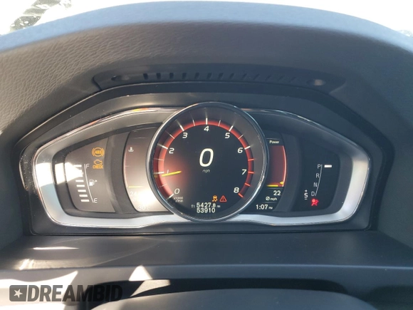 2017 Volvo S60 Inscription z VIN LYV402HK2HB150225, wystawiony jako Copart lot #80588184 z przebiegiem 53 910 mil mil oraz Szkoda całkowita • Salvage title. Historia ofert i sprzedaży dostępna na DreamBid. Obrazek 9.