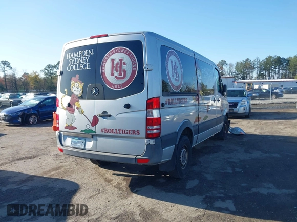 2012 Mercedes-Benz Sprinter Passenger with VIN WDZPE7CC6C5625069, listed as a IAAI auction lot 41922635 with 102,975 mi miles. Bid and sale history available at carsss.com. Image 4.