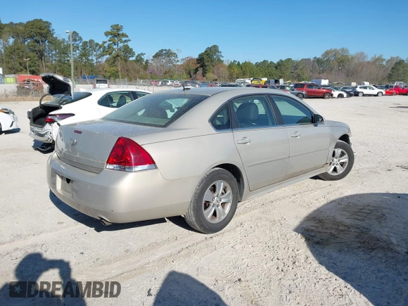 2012 Chevrolet Impala LS Retail with VIN 2G1WA5E37C1142130, listed as a IAAI auction lot 41888926 with 145,756 mi miles and . Bid and sale history available at DreamBid. Image 4.
