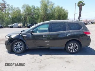 2015 Nissan Pathfinder SL with VIN 5N1AR2MN4FC639562, listed as a IAAI auction lot 42314058 with 156,921 mi miles and . Bid and sale history available at DreamBid. Image 14.