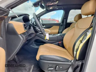 2023 Hyundai Santa Fe Calligraphy z VIN 5NMS5DAL0PH552148, wystawiony jako Copart lot #63868585 z przebiegiem 8 733 mil mil oraz Szkoda całkowita • Salvage title. Historia ofert i sprzedaży dostępna na DreamBid. Obrazek 7.