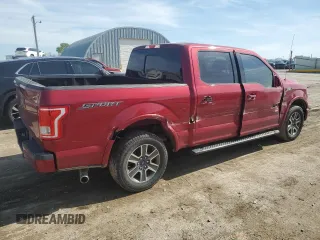 2017 Ford F-150 XL с VIN 1FTEW1CF2HKE45964, выставлен на аукционе Copart как лот 54047535 с пробегом 114 973 миль миль и Списание • Salvage title. История ставок и продаж доступна на DreamBid. Изображение 3.