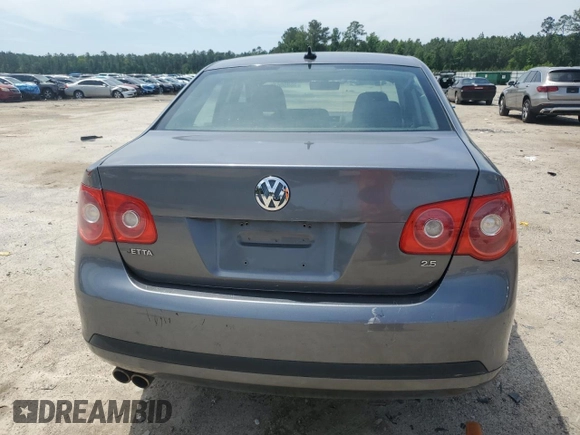 2007 Volkswagen Jetta 2.5 with VIN 3VWRG71K57M000611, listed as a Copart auction lot 55950635 with Not provided miles and Salvage title. Bid and sale history available at DreamBid. Image 6.