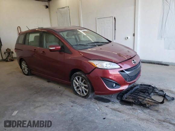 2015 Mazda 5 Touring with VIN JM1CW2CL7F0179885, listed as a Copart auction lot 82764993 with 31,306 mi miles and Salvage Title. Bid and sale history available at carsss.com. Image 4.