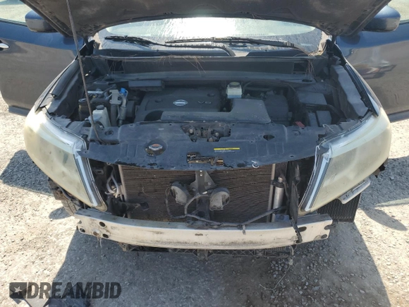 2015 Nissan Pathfinder S with VIN 5N1AR2MN6FC645878, listed as a Copart auction lot 60121285 with 191,449 mi miles and Salvage title. Bid and sale history available at DreamBid. Image 12.