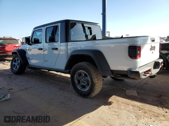 2022 Jeep Gladiator Rubicon with VIN 1C6JJTBG3NL103293, listed as a Copart auction lot 45599755 with Not provided miles and Salvage title. Bid and sale history available at DreamBid. Image 2.