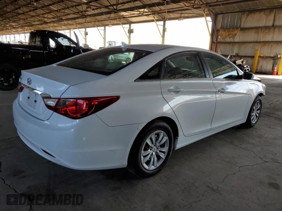 2011 Hyundai Sonata GLS with VIN 5NPEB4AC0BH051844, listed as a Copart auction lot 53667575 with 153,541 mi miles and Salvage Title. Bid and sale history available at DreamBid. Image 3.
