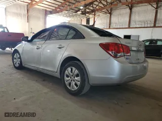 2013 Chevrolet Cruze LS with VIN 1G1PA5SH1D7294249, listed as a Copart auction lot 48720345 with 0 mi miles and Salvage Title. Bid and sale history available at carsss.com. Image 2.