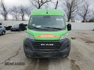 2023 Ram ProMaster Cargo with VIN 3C6MRVJG4PE507234, listed as a Copart auction lot 44520365 with Not Provided miles and Salvage Title. Bid and sale history available at DreamBid. Image 5.