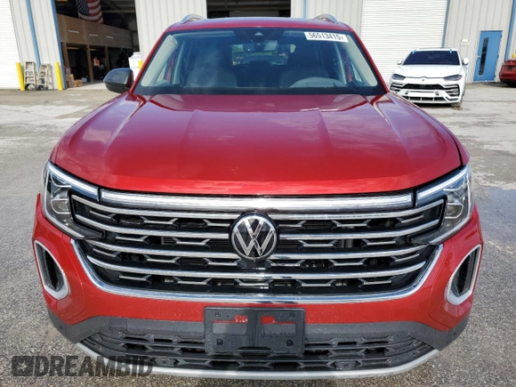 2024 Volkswagen Atlas SEL with VIN 1V2BR2CA3RC533646, listed as a Copart auction lot 56513415 with 10,498 mi miles and Clean title. Bid and sale history available at DreamBid. Image 5.