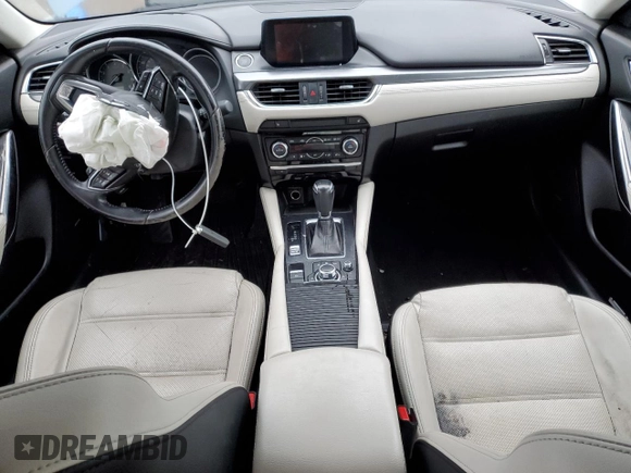 2017 Mazda 6 Grand Touring with VIN JM1GL1W53H1121416, listed as a Copart auction lot 50084295 with 104,206 mi miles and Salvage Title. Bid and sale history available at carsss.com. Image 8.