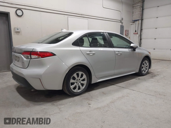 2024 Toyota Corolla LE with VIN 5YFB4MDE6RP162700, listed as a IAAI auction lot 42117804 with 10,543 mi miles. Bid and sale history available at carsss.com. Image 4.