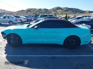 2022 Ford Mustang EcoBoost with VIN 1FATP8UH9N5124582, listed as a IAAI auction lot 41647194 with 24,410 mi miles. Bid and sale history available at carsss.com. Image 15.