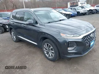 2020 Hyundai Santa Fe SEL with VIN 5NMS3CADXLH247789, listed as a IAAI auction lot 42048642 with 40,483 mi miles. Bid and sale history available at carsss.com. Image 1.