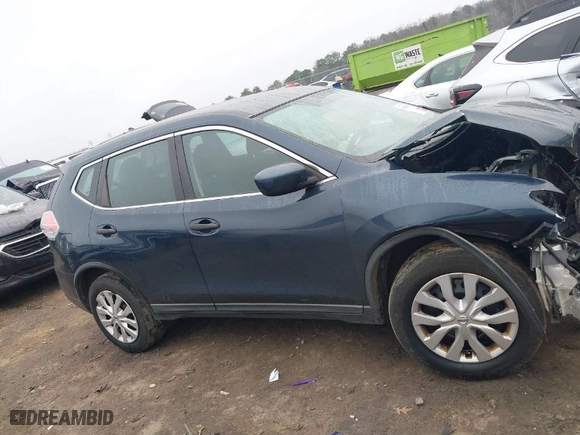 2016 Nissan Rogue SV with VIN KNMAT2MT8GP706808, listed as a IAAI auction lot 41200274 with 107,164 mi miles. Bid and sale history available at carsss.com. Image 13.