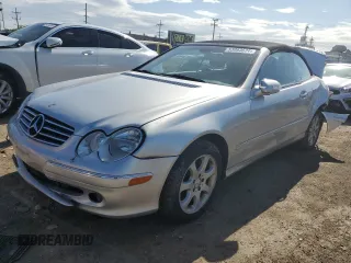 2004 Mercedes-Benz CLK Cabriolet 3.2L with VIN WDBTK65G94T018208, listed as a Copart auction lot 76074114 with 62,358 mi miles and Non Repairable. Bid and sale history available at carsss.com. Image 1.