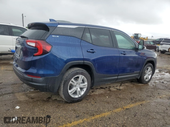 2022 GMC Terrain SLE with VIN 3GKALMEV8NL298044, listed as a Copart auction lot 60679945 with 68,814 mi miles and Salvage title. Bid and sale history available at DreamBid. Image 3.
