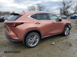 2025 Lexus NX with VIN 2T2GGCEZ6SC071842, listed as a Copart auction lot 47212065 with 4,423 mi miles and Salvage Title. Bid and sale history available at carsss.com. Image 3.