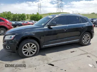 2013 Audi Q5 Premium Plus with VIN WA1LFAFP7DA091851, listed as a Copart auction lot 59974945 with 127,335 mi miles and Salvage title. Bid and sale history available at DreamBid. Image 1.
