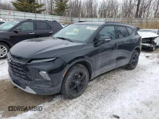 2023 Chevrolet Blazer LT with VIN 3GNKBDRS2PS203299, listed as a Copart auction lot 44415675 with 28,297 mi miles and Clean title. Bid and sale history available at DreamBid. Image 1.