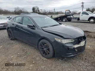 2015 Acura TLX with VIN 19UUB1F3XFA007514, listed as a Copart auction lot 47815015 with 187,197 mi miles and Salvage Title. Bid and sale history available at carsss.com. Image 4.
