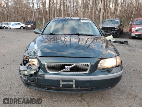 2002 Volvo V70 with VIN YV1SW61R621262281, listed as a Copart auction lot 87211344 with 279,549 mi miles and Non Repairable. Bid and sale history available at carsss.com. Image 5.