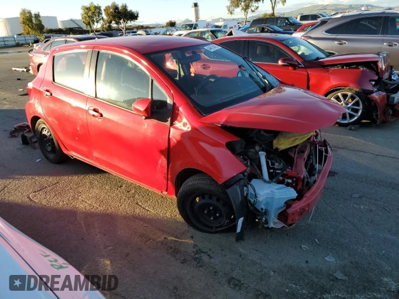 2014 Toyota Yaris L with VIN VNKKTUD34EA008106, listed as a Copart auction lot 44619425 with 205,544 mi miles and Salvage Title. Bid and sale history available at carsss.com. Image 4.
