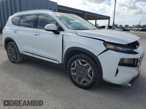 2022 Hyundai Santa Fe Limited with VIN 5NMS44AL2NH455808, listed as a Copart auction lot 45237285 with 51,255 mi miles and Salvage Title. Bid and sale history available at carsss.com. Image 4.