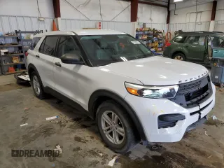 2022 Ford Explorer with VIN 1FMSK7BH8NGA18125, listed as a Copart auction lot 52242975 with 35,127 mi miles and Salvage title. Bid and sale history available at DreamBid. Image 4.