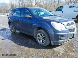 2013 Chevrolet Equinox LS with VIN 2GNFLCEK2D6265262, listed as a IAAI auction lot 41675729 with 74,185 mi miles. Bid and sale history available at carsss.com. Image 1.