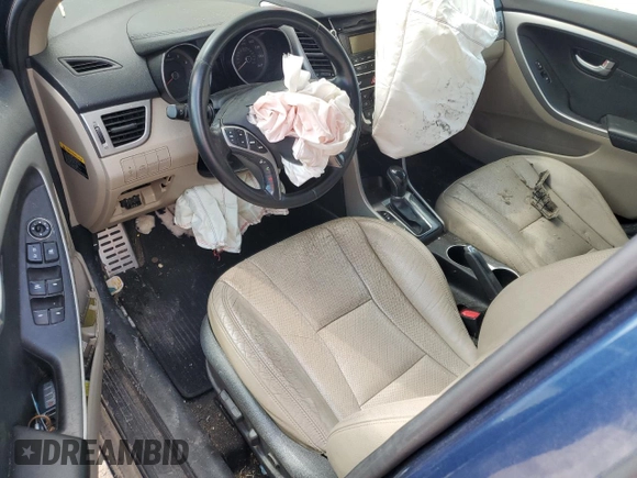 2014 Hyundai Elantra GT with VIN KMHD35LH2EU195845, listed as a Copart auction lot 71705974 with 0 mi miles and Salvage Title. Bid and sale history available at carsss.com. Image 8.