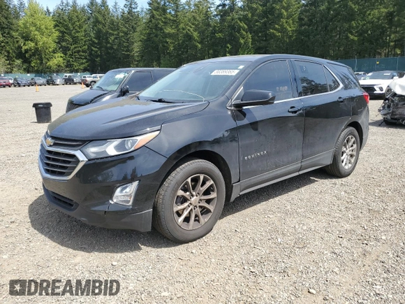 2020 Chevrolet Equinox LT with VIN 2GNAXJEV8L6183936, listed as a Copart auction lot 56389365 with 190,445 mi miles and Clean title. Bid and sale history available at DreamBid. Image 1.