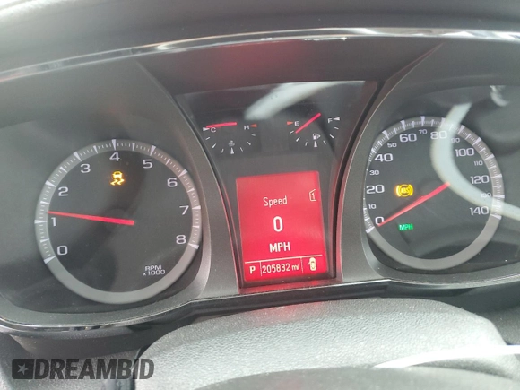 2012 GMC Terrain SLT-2 with VIN 2GKFLWE55C6316986, listed as a Copart auction lot 46814535 with 205,832 mi miles and Salvage Title. Bid and sale history available at DreamBid. Image 9.