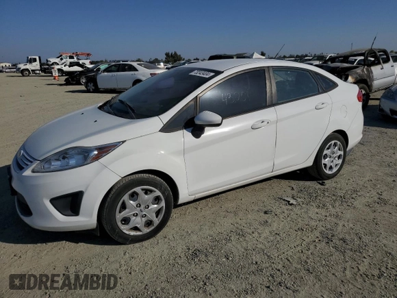 2013 Ford Fiesta S with VIN 3FADP4AJ3DM111257, listed as a Copart auction lot 73243404 with 43,209 mi miles and Clean title. Bid and sale history available at DreamBid. Image 1.