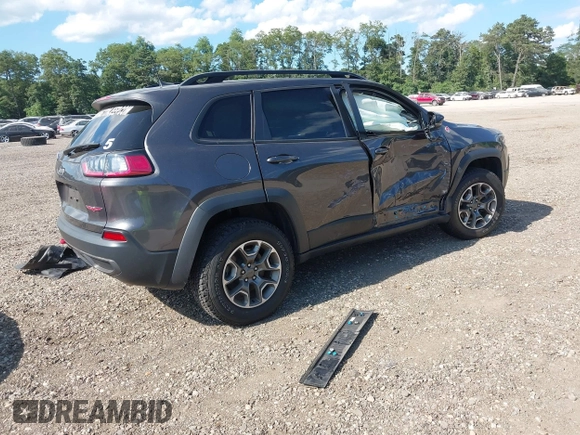 2022 Jeep Cherokee Trailhawk с VIN 1C4PJMBX7ND546193, выставлен на аукционе IAAI как лот 42785874 с пробегом 19 252 миль миль и . История ставок и продаж доступна на DreamBid. Изображение 4.